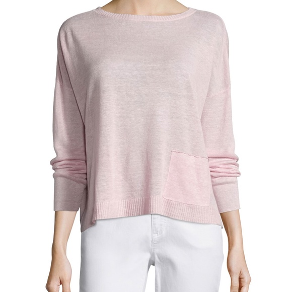 Eileen Fisher Sweaters - Eileen Fisher Boxy Sweater Top Organic Linen 18 XL